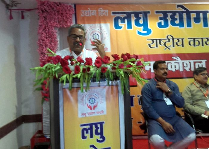 Organizing Meeting of the National Executive Udyog लघु उद्योग भारती सम्मेलन में उठी ये आवाज, छोटे उद्योगों के लिए सेफ गार्ड की जरूरत