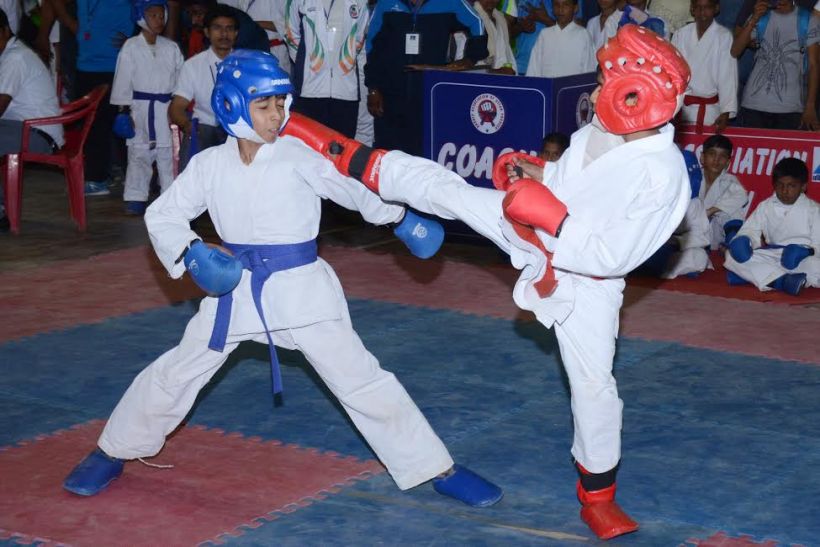 State karate championship मेजबान लखनऊ के लिए सक्षम व श्रेष्ठ ने जीते स्वर्ण पदक