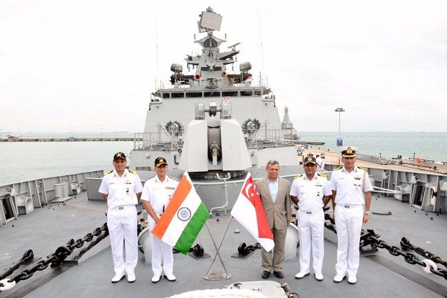 INDO-Singapur Naval exercise भारत-सिंगापुर नौसेना अभ्यास में क्षेत्रीय हितों का रखे ध्यानः चीन