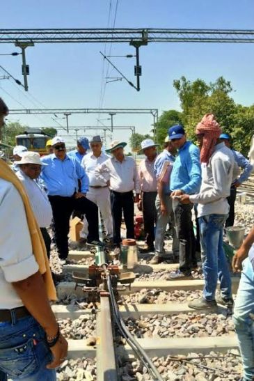 railway visit रेलवे ने इस रुट पर पूरा किया दोहरीकरण, यात्रियों का बचेगा समय
