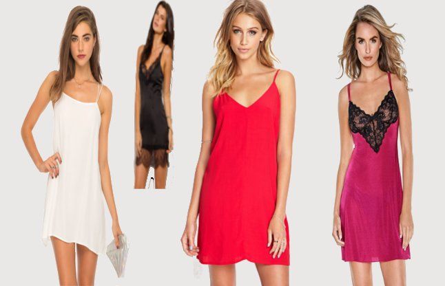 fashion trends फिर से फैशन के ट्रेंड में आए स्लिप ड्रेस के पैटर्न