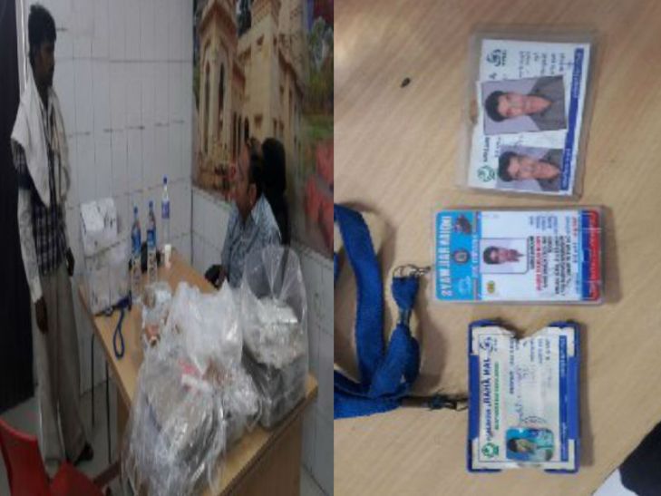 Raid मुगलसराय रेलवे स्टेशन पर अवैध वेंडरों के खिलाफ छापेमारी