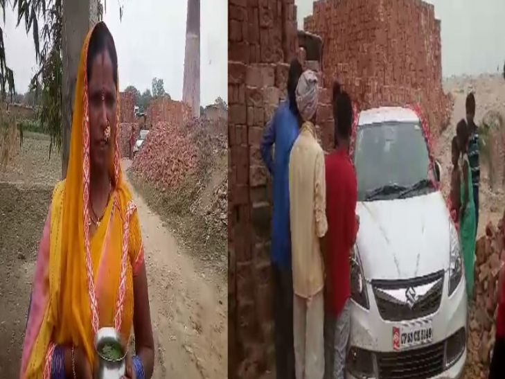 जब मुख्यमंत्री योगी आदित्यनाथ के गोद लिए गांव में फंस गई दुल्हन की गाड़ी, देखें वीडियो