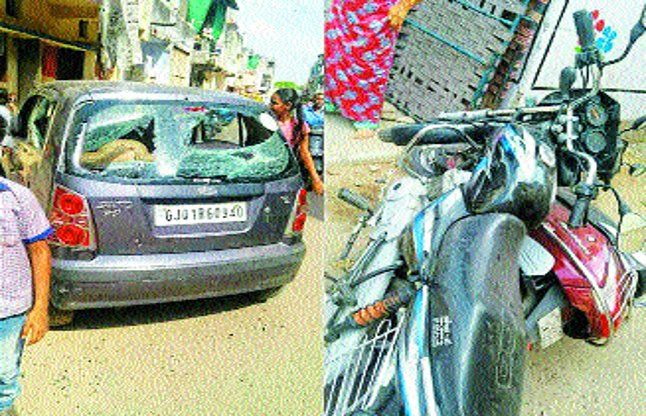 ahmedabad किशोर ने दस वाहनों को लिया चपेट में