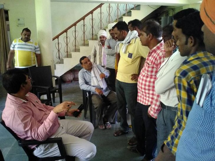 kareli मंडी में हो रही जमकर आवक, देर रात तक हो रही तुलाई