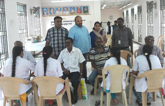 chennai नि:शुल्क नेत्र व स्वास्थ्य जांच शिविर आयोजित