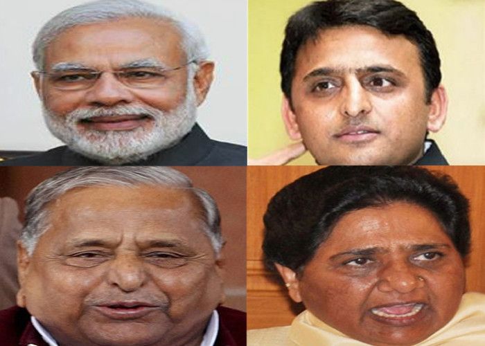 Modi Akhilesh Mayawati पीएम मोदी के स्वागत में रखा गया रात्रि भोज, अखिलेश, मुलायम, मायावती को भेजा गया निमंत्रण