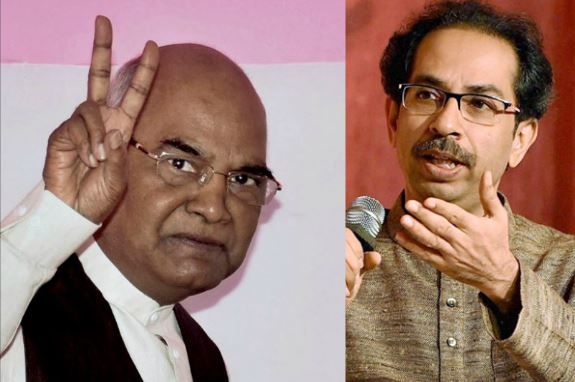 Shivsena support nda presidential candidate NDA उम्मीदवार कोविंद को शिवसेना का समर्थन, सपा भी साथ