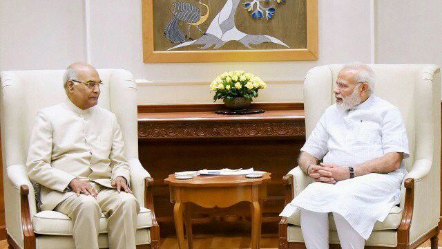Kovid meets Pm modi राष्ट्रपति प्रत्याशी रामनाथ कोविंद ने की पीएम मोदी और शाह से मुलाकात