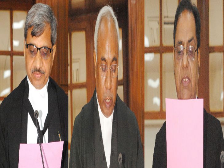इलाहाबाद हाईकोर्ट में नौ न्यायधीशों को दिलाई गई शपथ