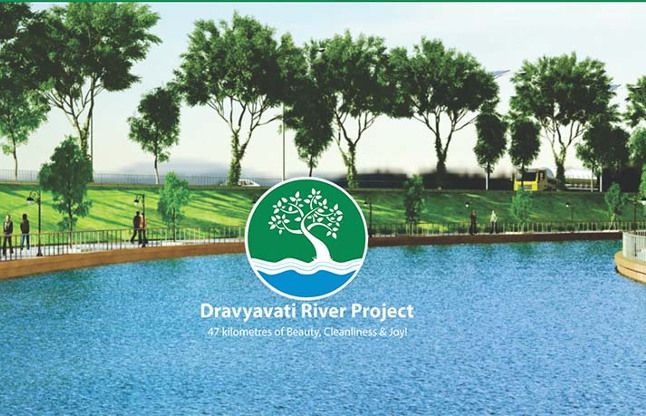 dravyawati river project amani shah nala द्रव्यवती नदी सौंदर्यकरण: ड्रीम प्रोजेक्ट की अगले साल 15 अगस्त को लोकार्पण!