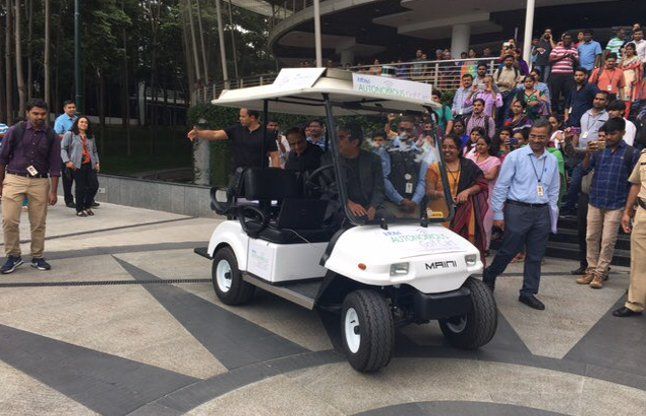driverless golf cart इंफोसिस ने दिखाई ड्राइवर लैस कार की पहली झलक, आपने देखी क्या ?