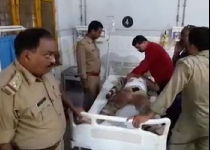 bahraich अपराधी को पकड़ने गया पुलिस बल, हादसे में एक पुलिस कर्मी की मौत सात घाय