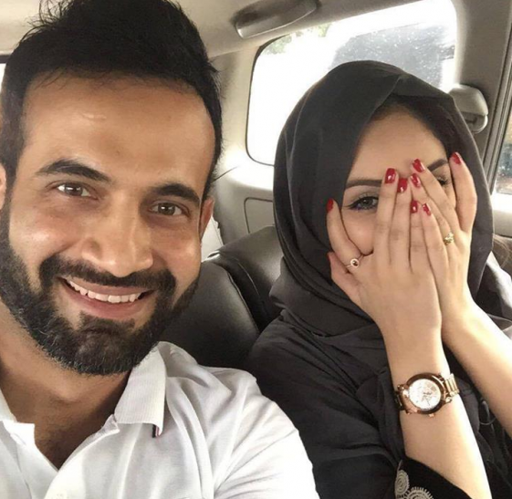 Irfan pathan इरफान पठान शेयर की पत्नी के साथ तस्वीर, भड़के यूजर्स