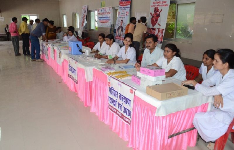 Family development fair परिवार विकास मेला में पसरा रहा सन्नाटा