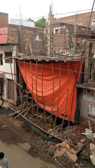 Illegal construction पुरातत्व विभाग की सरंक्षित जमीन पर अवैध निर्माण