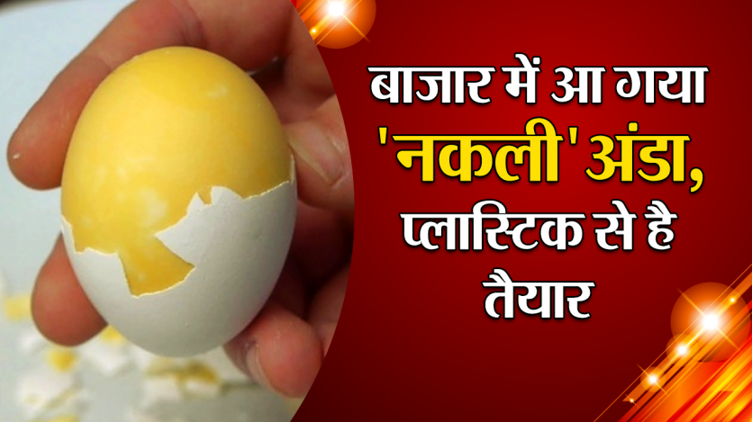 Plastic eggs are sold in the market बाजार में आ गया 'नकली' अंडा, प्लास्टिक से है तैयार