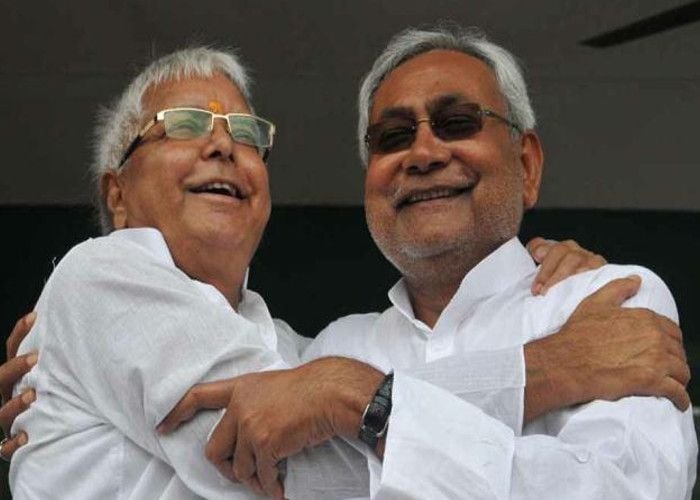 Lalu And Nitish Not Came On The Stage In Patna Rally - पटना ...