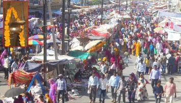 aai mata fair attrect thousand of people आईमाता मेले में उमड़ा आस्था का सैलाब