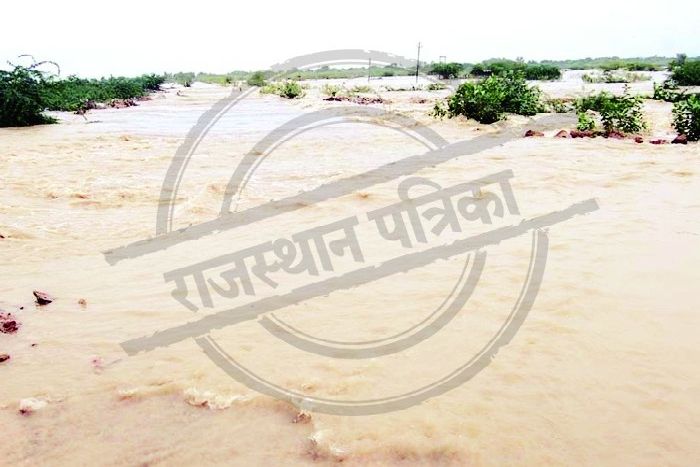 Looney River लगातार दूसरे वर्ष लूनी में आया पानी