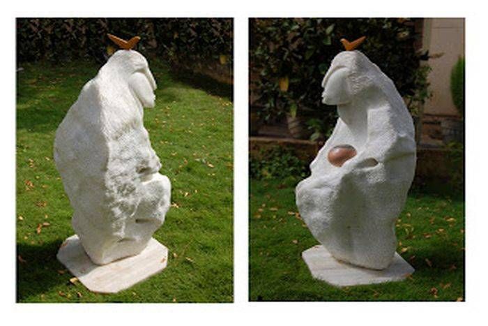 ideo : Sculpture giving message of creation वीडियो : इस शिल्पकार ने अपनी कलाकृतियों से दिया सृजन का संदेश