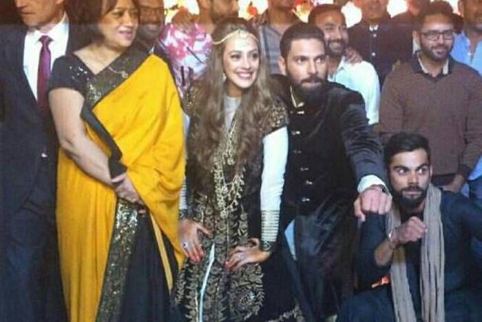 yuvraj wedding अपनी बदनामी भूल युवराज की शादी में खूब नाचा ये इंग्लिश बॉलर