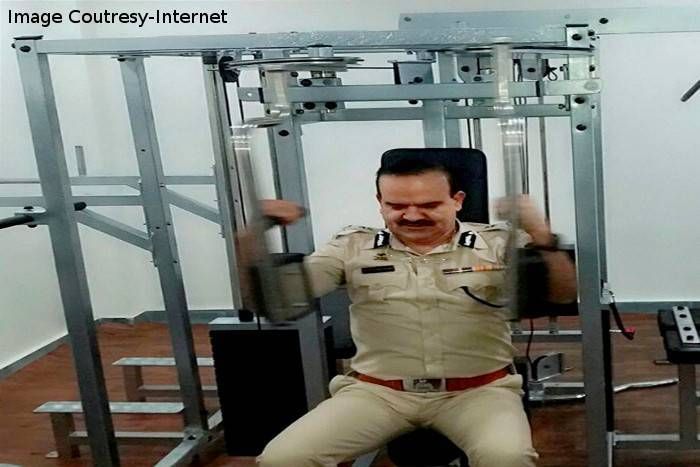 gym ये कैसा पुलिस थाना हैं,जहां पर हैं जिम ?