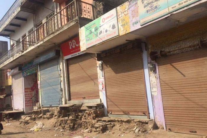 strike in thanagazi बंद रहा थानागाजी का बाजार, पुलिस की अपील बेअसर