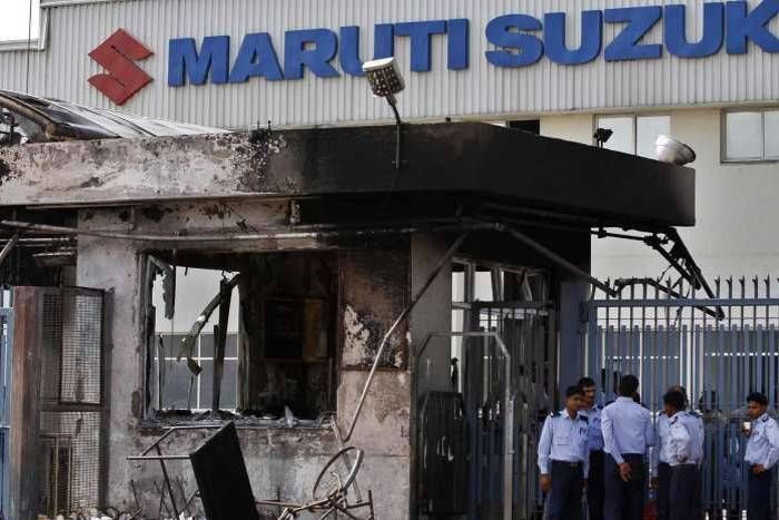 maruti plant violence case गुड़गांव मारुति प्लांट हिंसा केसः 31 दोषी करार, 117 बरी, मानेसर में भारी पुलिसबल तैनात