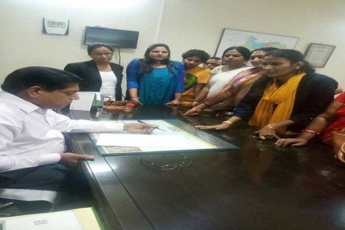 Women Congress Protest at collectorate महिला कांग्रेस ने किया कलक्ट्री पर प्रदर्शन