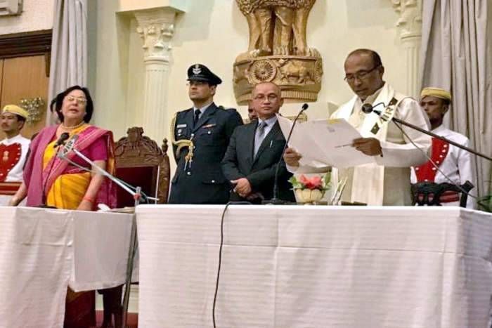 Manipur मणिपुर में खिला कमल: पहली बार भाजपा सरकार, बिरेन बने सीएम