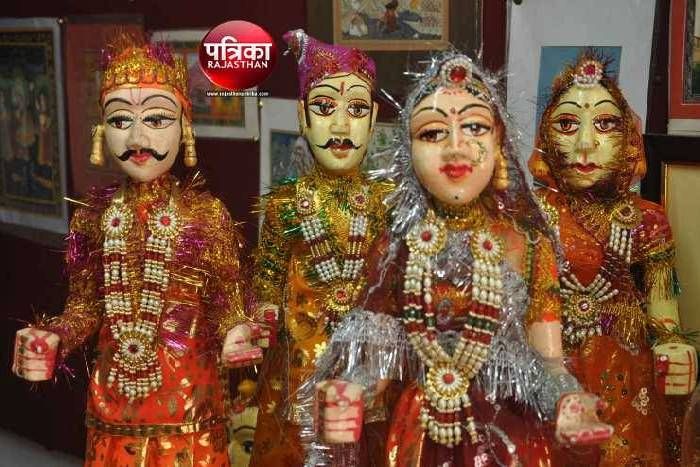 उदियापुर से आई गणगौर, ईसर ले चाल्यो गणगौर...राजस्थान दिवस व मेवाड़ फेस्टिवल साथ-साथ