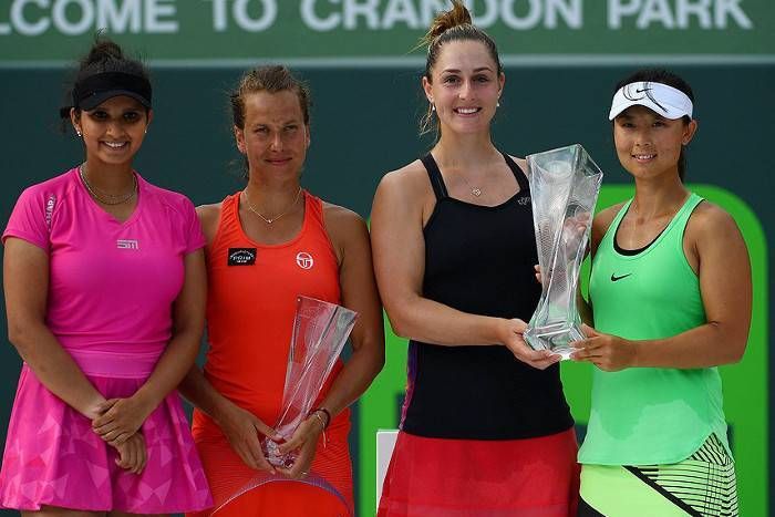 sania mirza1 मियामी ओपन:खिताब से चूकीं सानिया मिर्जा-बारबोरा