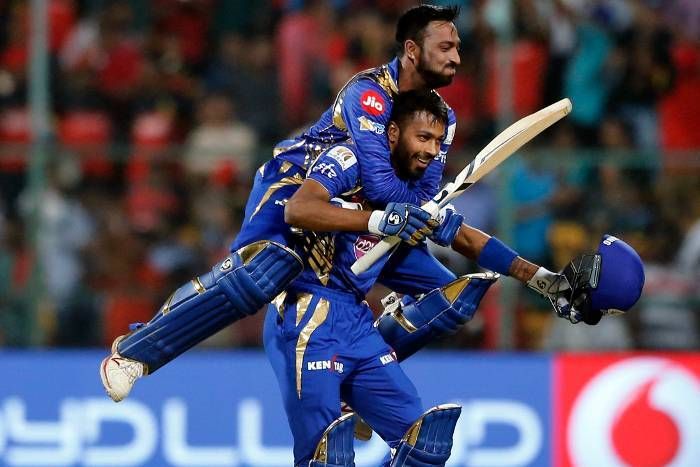 ipl10 IPL 2017: बद्री की हैट्रिक पर पोलार्ड ने पानी फेरा, मुंबई की शानदार जीत