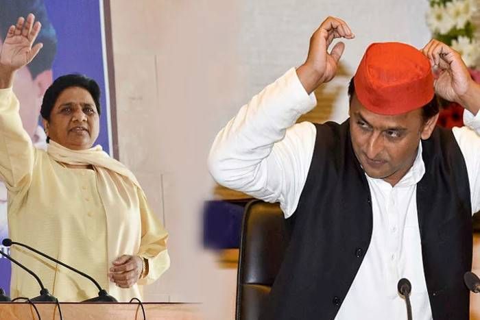 उत्तर प्रदेश में भाजपा का विजय रथ रोकने के लिए साथ आएंगे अखिलेश और मायावती!