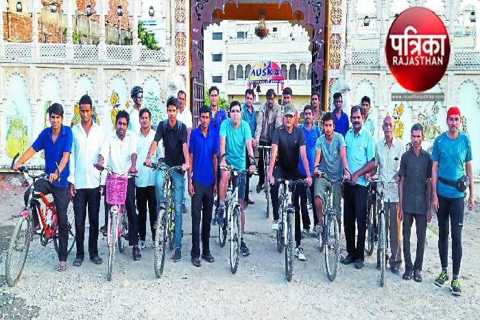 Patrika Campaign: बरसों बाद चलाई कुछ लोगों ने साइकिल , पत्रिका की मुहिम से प्रेरित महिलाएं पहुंची साइक्लोथॉन में