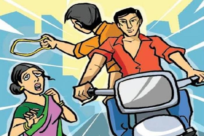 tonk बाइक सवार युवकों ने घर लौट रही महिला के गले से उडा़ई दो तोला सोने की चेन