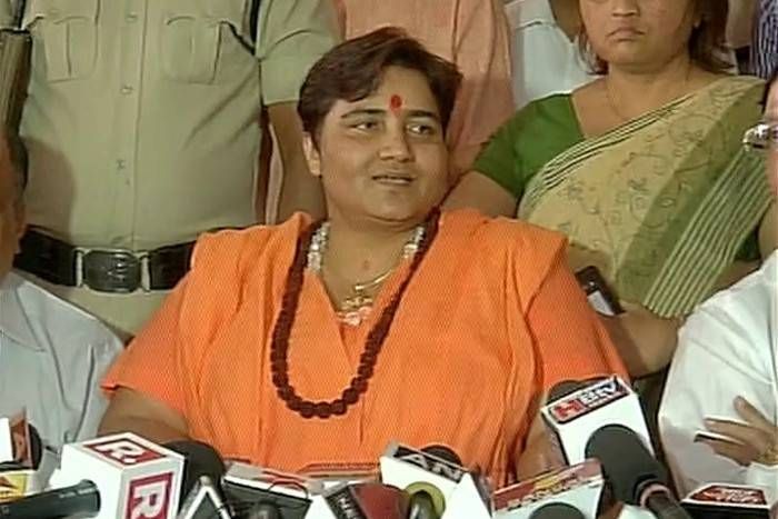 Sadhvi Pragya प्रज्ञा सिंह ठाकुर ने कहा, भगवा आतंकवाद झूठी कहनी- फंसाने के लिए कांग्रेस ने रची साजिश