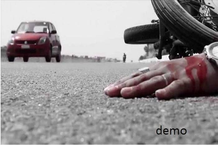 accident कार-बाइक की टक्कर में एक की मौत,जांच में जुटी पुलिस