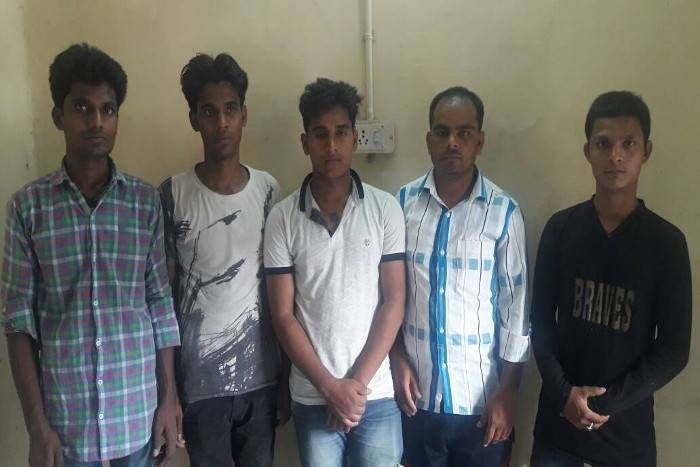 5 accused arrested for human trafficking in jodhpur, human trafficking gang in jodhpur, child labor in jodhpur, child laborers rescued in jodhpur, crime news of jodhpur, jodhpur news जोधपुर में 3 हजार रुपए के बदले बंद मकानों में बच्चों से करवा रहे थे ये काम!