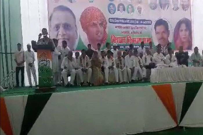 Congress rally in Kota Mandsaur Kisan Andolan: कोटा में कांग्रेस ने सरकार के खिलाफ भरी हुंकार