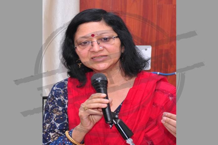 jodhpur news,writer padmaja sharma gets ghasiram verma award, writers of jodhpur, Dr. padmaja sharma, female writers of rajasthani, jodhpur writers, latest news in hindi जोधपुर की प्रसिद्ध साहित्यकार डॉ.पद्मजा शर्मा को कृति हंसो न तारा के लिए मिला घासीराम वर्मा साहित्य पुरस्कार
