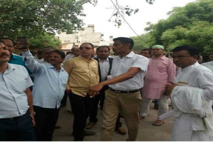Ashok Lahoti मेयर ने किया परकोटे का दौरा,तीज की तैयारियों का लिया जायजा