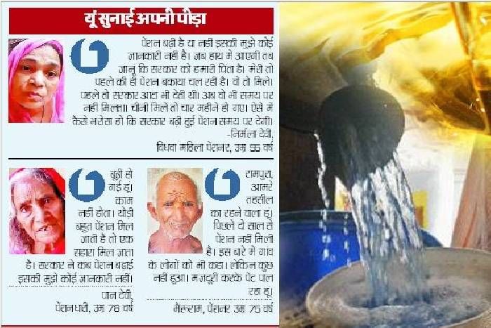 news & Photos rajasthan सरकार ने पेंशन तो बढ़ाई, लेकिन पेंशनधारियों को 4 माह से राशन भी नहीं मिल रहा, रोटी के लिए ऐसी 'परीक्षा'
