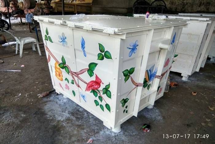 Kota-Bundi Painting on Dustbin issue नहीं चली हाड़ौती की शान, अब चलेगी सिर्फ फूल पत्तियां